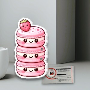 แผ่นแม่เหล็กอะคริลิกทรงสี่เหลี่ยมลายผีเสื้อสตรอว์เบอร์รี่น่ารักสำหรับต่อขนตาแบบติดเอง แบรนด์ส่วนตัว - Product Image 1