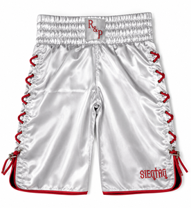 Custom Boxing Sleeveless Zip Hoodie <b>Silver</b> Satin Professional Set Martial Arts Training Vest Quick Dry Eco-Friendly Front - Product Image 3