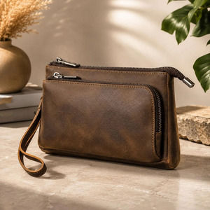 Bolso de mano de cuero premium de alta calidad, cartera de noche ideal para fiestas, recepciones y reuniones formales a un precio razonable. - Product Image 3
