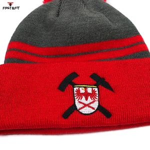 Customizable High Quality Unisex Beanie Hat 100% Cotton Fleece Breathable Waterproof Multi-Color Options Latest 3D Embroidery - Product Image 6