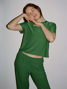 Nouvelle Arrivée Pantalon de Jogging Femme en Polaire Unie pour l'Automne et l'Hiver, Décontracté, Anti-Bactérien, avec Cordon de Serrage - Product Image 4