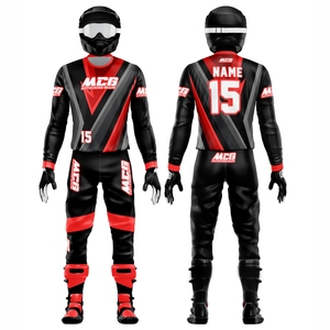 Traje de Motocross para Hombre de Alta Calidad en Tela de Nailon y Poliéster, Nuevo Diseño Vintage con Impresión por Sublimación, Jersey y Pantalón de Carreras MX - Product Image 1