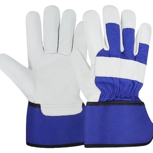 Guantes de Seguridad JNM SAFETY de Primera Calidad, Fabricados en Canadá, Resistentes, de Cuero Vacuno, Antiestáticos e Impermeables para Trabajos con Pantallas - Product Image 1