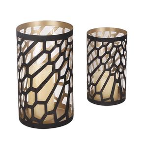 Bougeoirs votifs en fer pour la décoration de table de salon à la maison en couleur et taille personnalisées lot de 2 - Product Image 2