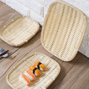Handmade Eco Friendly <b>Trays</b> Best Selling From Vietnam Natural Bamboo Serving Storage Plates Various Sizes - Product Image 5