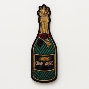 Hot selling Custom Shape Size Hand-Embroidered <b>Sew</b>-On Patch Badges with Safety <b>Pin</b> Attachment OEM/ODM Uniform Badges - Product Image 1