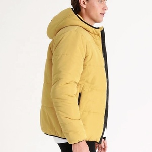 Chaqueta acolchada con cuello levantado personalizada para hombre al por mayor con nuevo diseño chaquetas acolchadas con logotipo de temporada de invierno diseño personalizado - Product Image 5