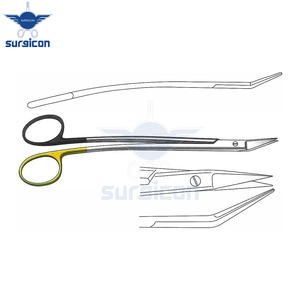 Ciseaux Dean à lame simple 12 cm / 4-3/4 pouces, semi-ébavurés, à lame unique, dentelés, Super Cut TC, ciseaux chirurgicaux médicaux de précision - Product Image 5