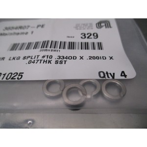4 AMAT 3880-01025 Lave-linge LKG SPLIT #   10 .334OD x - Équipements et pièces semi-conductrices d'occasion fiables à l'échelle mondiale - Product Image 1