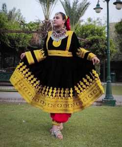 Traditional Women's Bohemian Long <b>Dress</b> Custom Color OEM ODM Manufacturer Afghani Casual <b>Dresses</b> Wholesale - Product Image 3