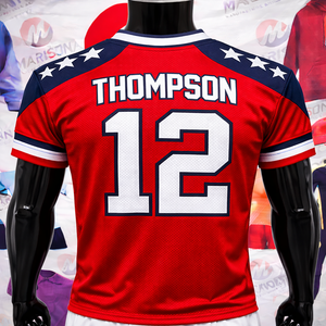 Maillot de football américain pour équipes et ligues, grande taille, séchage rapide, respirant, antibactérien, anti-humidité, 100 % polyester - Product Image 2