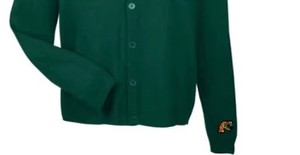 Cardigan à double boutonnage brodé à col en V pour femme de l'Université d'Agriculture et de Médecine de Floride (FAMU) à séchage rapide - Product Image 3