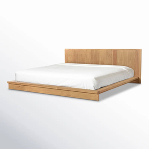High Quality Nordic Wooden Bed <b>Frame</b> Minimalist Bedroom Furniture for Modern Apartment and Villa - Product Image 6