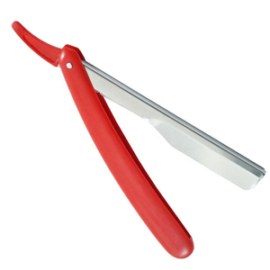 Navaja de Afeitar Recta para Hombre con Mango de Plástico, Logotipo Personalizado, Cuchilla Única, Afeitado Manual para el Vello Facial Masculino, Venta Caliente, MOQ Bajo - Product Image 2