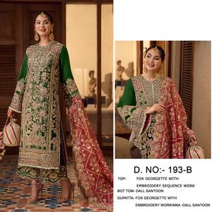 Traje pakistaní de georgette pesado de alta demanda con bordado de lentejuelas, Salwar Kameez estilo Bollywood a precio asequible - Product Image 5