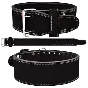 Cinturón de Cuero de Vaca de 13 mm de Diseño Nuevo para Levantamiento de Pesas y Powerlifting con Hebilla de Palanca y Logotipo Personalizado, Cinturón Deportivo Resistente al Sudor - Product Image 4