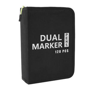 Juego de 120 <span class=keywords><strong>Rotuladores</strong></span> de Doble Punta con Pincel, a Base de Agua, Punta Fina y Pincel Flexible, con Estuche de Transporte - Product Image 6