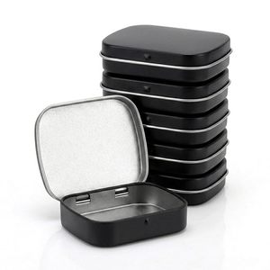 Rectangular Tinplate Storage <b>Box</b> Hinged Lid-Mini Portable Container for Crafts Travel DIY Organizer (Business <b>Gift</b>/Souvenir) - Product Image 1