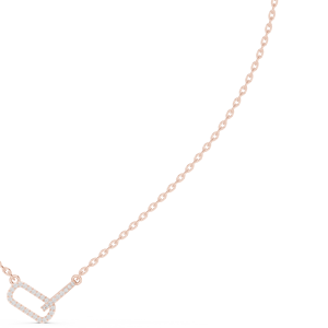 Collier tennis en argent sterling 925 avec fermoir à bascule en moissanite - Product Image 2