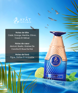 น้ำหอม LEGACY 1 โดย AYAT Perfumes ขนาด 100 มล. ของแท้จากดูไบ กลิ่นหอมแบบอาหรับ ติดทนนาน น้ำหอม Eau De Parfum สำหรับทุกเพศ - Product Image 6