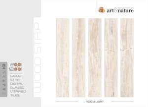 Baldosa de porcelana mate con acabado suave de 200x1200 mm diseñada para favorecer la armonía del suelo alargado y la resistencia a largo plazo de la superficie. - Product Image 3