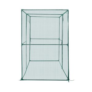 Gabbia per colture alta 7.8 x 3.9 x 5.9 piedi resistente al vento con porta con cerniera, facile da installare, tenda di protezione per piante da giardino esterno con rete - Product Image 4