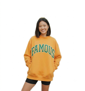 Ladies Oversized <b>Stand</b> Collar Pullover Casual Loose Soft Winter Wear Long Sleeve Minimal Fashion Printed Fleece Front - Product Image 6