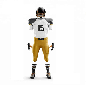 2k26 Nuevo estilo de camiseta de fútbol americano personalizada para hombre, uniforme de equipo de manga corta con cuello en V, camisa de rendimiento atlético - Product Image 1