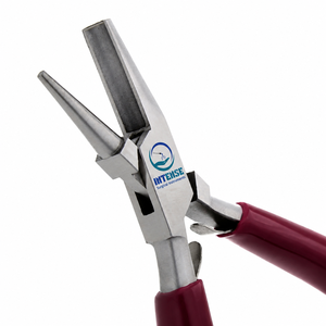 Pince à bec rond professionnel en acier inoxydable pour la fabrication de bijoux, pince de précision pour la mise en boucle de fils et le cerclage de perles - Product Image 1