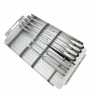 Ensemble d'instruments de chirurgie de la colonne lombaire avec boîte de stérilisation, instruments chirurgicaux orthopédiques pour la colonne vertébrale, réutilisables et autoclavables - Product Image 2