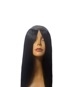 Toupee de color para mujer, marrón claro, cabello humano Remy brasileño, de alta densidad 150%, sin enredos, 20 pulgadas, tamaño mediano - Product Image 4