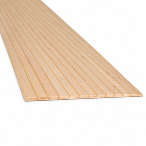 Panel de Madera Maciza Rectangular para Muebles de Cocina, Acabado Rústico Natural, Panel Flexible de Madera Maciza Ecológico - Product Image 1