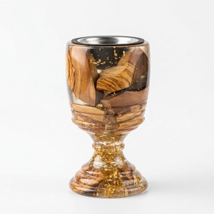 Decorative Wooden Resin <b>Bakhoor</b> Burner Arabic <b>Oud</b> Incense Holder Winter Home Decor Religious Use - Product Image 1