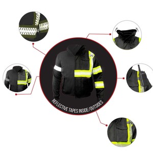 Safety <b>Jacket</b> with Customized Design and OEM Service High Quality High Visibility Breathable Quick Dry Unisex Polyester - Product Image 6