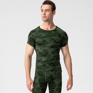 YIYI High Elastic Summer Fitness Men's 3pcs Set Sweat-Wicking <b>T</b>-shirt Sports Suit High Quality Soft Running Shorts Suit Skinny - Product Image 4