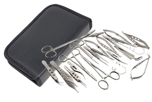 ชุดเครื่องมือผ่าตัดจุลศัลยกรรมตา 20 ชิ้น ทำจากเหล็กกล้าไร้สนิม คีม กรรไกร ผลิตโดยผู้ผลิต OEM เกรด OR - Product Image 4