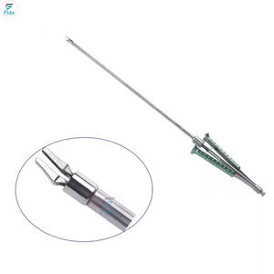 Portaagujas Toracoscópico FIDA con Mordazas Curvas, Tijeras Quirúrgicas Manuales MICS/VATS, Instrumentos Quirúrgicos Cardíacos de Acero Inoxidable - Product Image 1