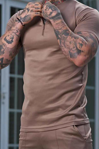 เสื้อยืดแฟชั่นสไตล์กราฟิก พิมพ์ลายโลโก้ตามสั่ง ผ้าฝ้าย 100% ระบายอากาศได้ดี คุณภาพสูง พิมพ์ลายสกรีน เสื้อยืดผู้ชาย ขายส่ง - Product Image 5