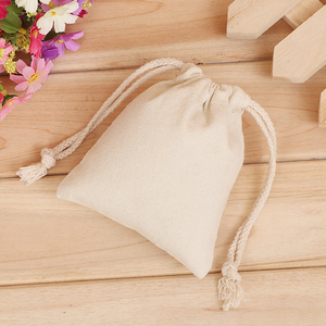 Bolsa de Lino con Cordón, Tejida, de Color Natural, para Almacenamiento Portátil - Product Image 5