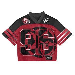 Maillot de football en mesh à prix abordable, haute performance, respirant, avec logo personnalisé sur le devant, uniforme pour équipe, vente en gros - Product Image 1