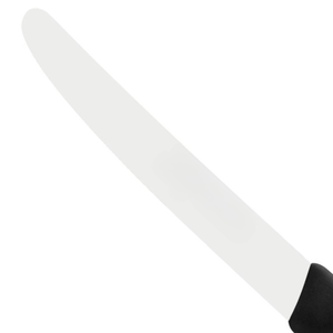 Cuchillos para carne modernos con mango ergonómico negro y hoja de acero inoxidable lisa para el hogar, cocina, restaurante y corte de carne - Product Image 3