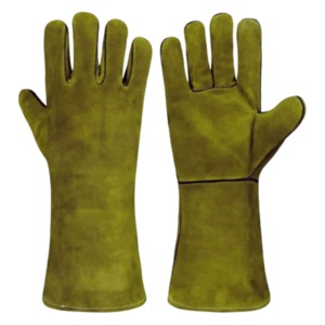 Guantes de Trabajo Profesionales de Cuero para Soldadura con Protección UV, Impermeables y Antideslizantes - Guantes de Seguridad Unisex para Uso en Exteriores - Product Image 1