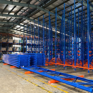 Estantería de paleta selectiva vertical de acero resistente para almacenamiento en almacén con espaciador de fila y estructura de viga ajustable - Product Image 2