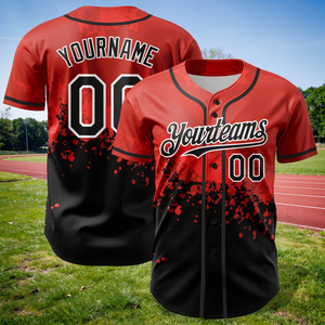 Camiseta de Béisbol para Hombre 2026, Logotipos de Equipo Personalizados, Bordados, 100% Poliéster, Birlag Sports - Product Image 5