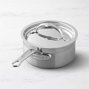 Cacerola Premium de Acero Inoxidable con Tapa y Asa Larga, Olla Pequeña para Cocinar, Utensilios de Cocina Duraderos para Uso Doméstico y en Restaurantes - Product Image 1