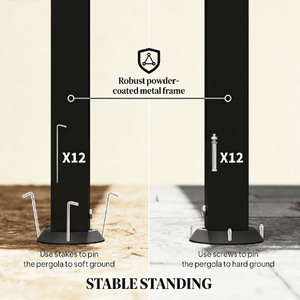 Pergola e Gazebo in Legno Premium, Realizzati a Mano per il Comfort all'Aperto - Product Image 4