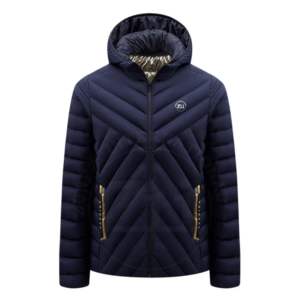 Premium Quality Fashionable Wholesale Winter Men's Plus Size Hooded Puffer <b>Jacket</b> with Zipper Customized ODM - Product Image 4