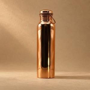 ขวดน้ำทองแดงแบบคลาสสิกพร้อมฝาเกลียว - Product Image 1