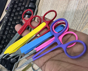Juego de Instrumentos Quirúrgicos de Acero Inoxidable con Mango Morado, Herramientas Manuales para Uso Hospitalario, Clase I, Certificación CE, Antiestático - Product Image 4