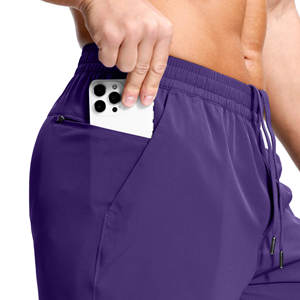 Pantalones Cortos Deportivos Casuales para Hombre Hechos a Medida, de Lona Sólida, de Alta Calidad, de Secado Rápido, Elásticos en 4 Direcciones, Servicio OEM - Product Image 3